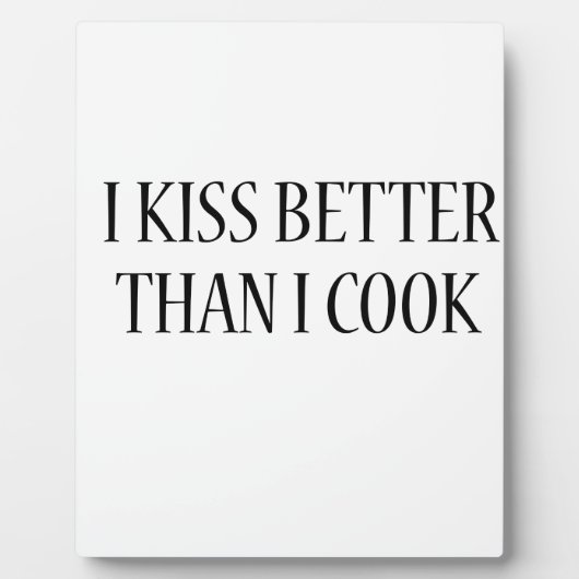 Ik kus beter dan ik kook. fotoplaat (Voorkant)
