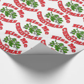 Ik kus het is Kerstmis. Cadeaupapier (Hoek)