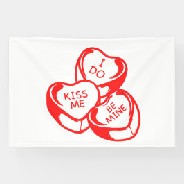 Ik Kus Me Be Mijn Valentijnsdag 4x6 Vinyl Spandoek
