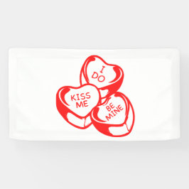 Ik Kus Me Be Mijne Valentijnsdag 1.6x3 Vinyl Spandoek