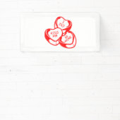 Ik Kus Me Be Mine Valentijnsdag 2x1 Vinyl Spandoek (Insitu)