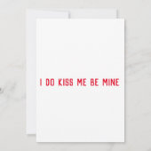 Ik Kus Me Bemijn Valentijns Uitnodiging (Achterkant)