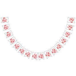 Ik Kus Me Wees Van Mij Valentijnsdag Vlaggen Slag Vlaggetjes