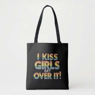 Ik kus meisjes krijgen over het grappig lesbisch b tote bag