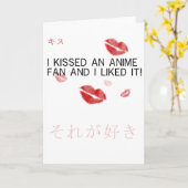 Ik kuste een animeventilator en ik hield van het kaart (Gele Bloem)