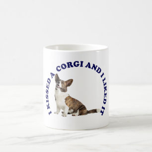 Ik kuste een vest Welsh Corgi Koffiemok
