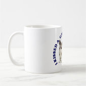 Ik kuste een vest Welsh Corgi Koffiemok (Links)