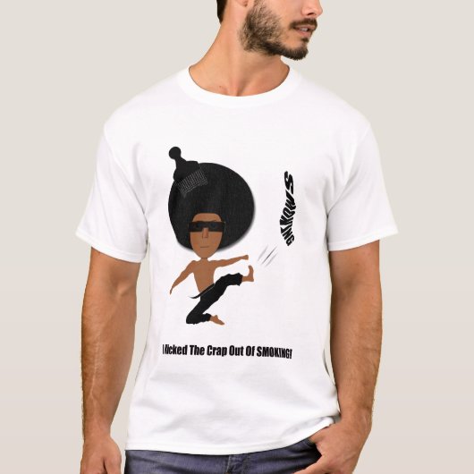 IK KWAM DE CRAP UIT ROKEN T-SHIRT (Voorkant)