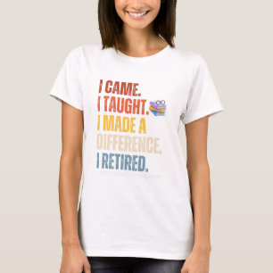 Ik kwam en dacht dat ik het verschil maakte dat ik t-shirt