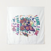 Ik kwam en zag dat ik angstig was... wandkleed (Voorkant (horizontaal))