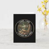 Ik kwam en zag dat ik struikelde over een grappige kaart (Gele Bloem)