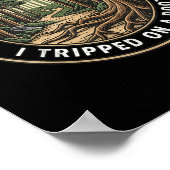 Ik kwam en zag dat ik struikelde over een grappige poster (Hoek)