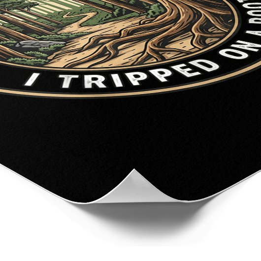 Ik kwam en zag dat ik struikelde over een grappige poster (Hoek)