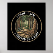 Ik kwam en zag dat ik struikelde over een grappige poster (Voorkant)