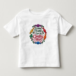 Ik kwam, ik zag, ik at de Quality Street Kerst Kinder Shirts