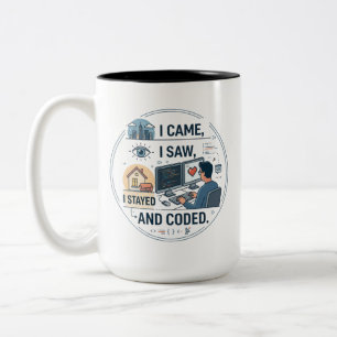 Ik kwam, ik zag, ik bleef thuis en codeerde mok