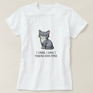 Ik Kwam Ik Zag Ik Gooi Zijdelingse Ogen Grappige G T-shirt