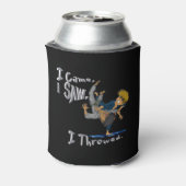 Ik kwam, ik zag, ik gooide. grappig judo blikjeskoeler (Blikje Achterkant)