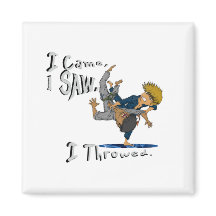 Ik kwam, ik zag, ik gooide. grappig judo