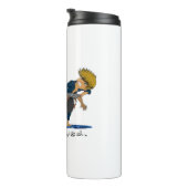 Ik kwam, ik zag, ik gooide. grappig judo thermosbeker (Geroteerd rechts)