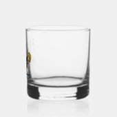 Ik kwam, ik zag, ik gooide. grappig judo whisky glas (Rechts)