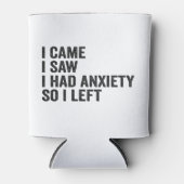 Ik kwam ik zag ik had angst dus ik ging weg Grappi Blikjeskoeler (Voorkant)