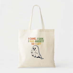 Ik kwam, ik zag, ik had angst dus ik ging weg tote bag