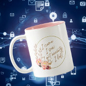 Ik kwam, ik zag, ik kreeg angstkeramische Mok