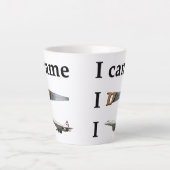 Ik kwam, ik zag, ik… latte mok (Voorkant)