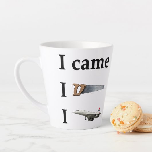 Ik kwam, ik zag, ik… latte mok (In situ)