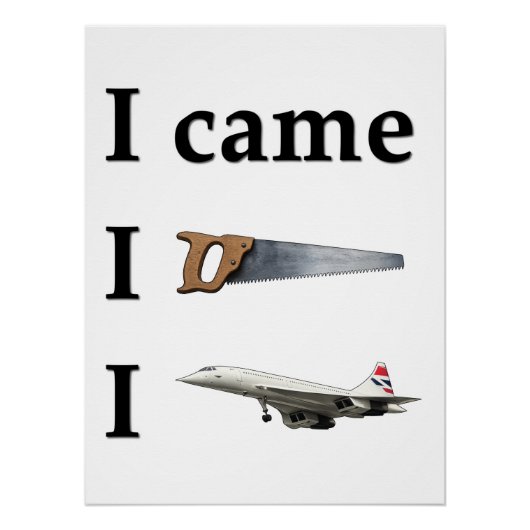Ik kwam, ik zag, ik… perfect poster (Voorkant)