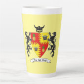 "Ik kwam, ik zag, ik piepte" Latte Mok (Voorkant)