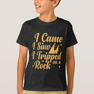 Ik kwam, ik zag, ik struikelde over een steen 1 t-shirt