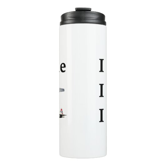 Ik kwam, ik zag, ik… thermosbeker (Voorkant)