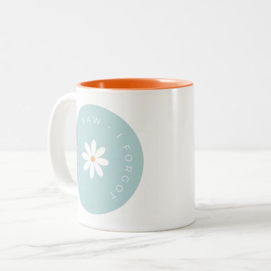 Ik kwam, ik zag, ik vergat Mok (Voorkant links)