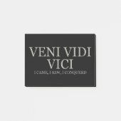 Ik kwam, ik zag, ik veroverde - licht post-it® notes (Voorkant)