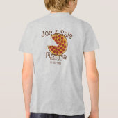 Ik kwam, ik zag, ik vroeg om een snack Adverteren Tri-Blend Shirt (Achterkant)