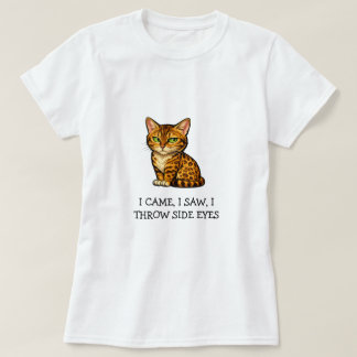 Ik kwam, ik zag, ik wierp zijdelingse blikken Cute T-shirt