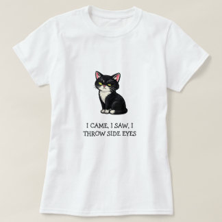 Ik kwam, ik zag, ik wierp zijdelingse blikken Sass T-shirt