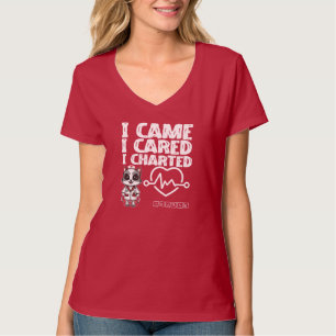 Ik kwam, ik zorgde, ik in kaart gebracht - Nurse C T-shirt
