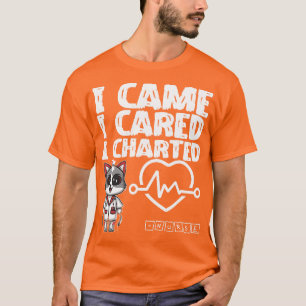 Ik kwam, ik zorgde, ik in kaart gebracht - Nurse C T-shirt