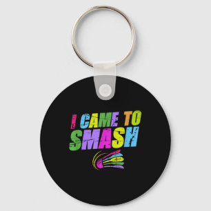 Ik kwam om badmintonspeler in nood smashen sleutelhanger