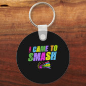 Ik kwam om grappig badminton moeder vader te verbr sleutelhanger (Voorkant)
