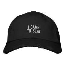 Ik kwam om te slachten Custom Distressed Baseball 
