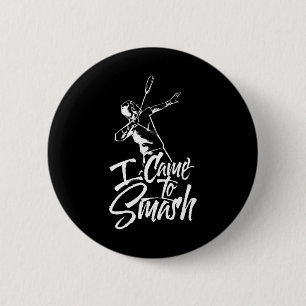 Ik kwam om teamspeler Badminton Shuttle Sport te v Ronde Button 5,7 Cm
