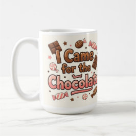 Ik kwam voor de chocolade koffiemok