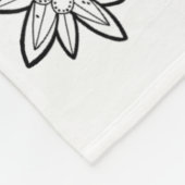 Ik kwam voor de ski's  fleece deken (Hoek)