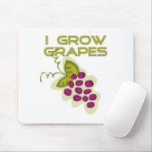 Ik kweek druiven in overhemden en cadeaus muismat (Met muis)