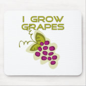 Ik kweek druiven in overhemden en cadeaus muismat (Voorkant)