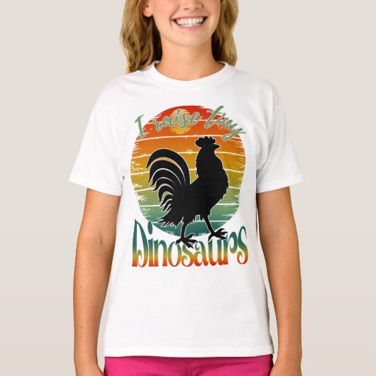 ik kweek kleine dinosauriërs t-shirt (Voorkant)